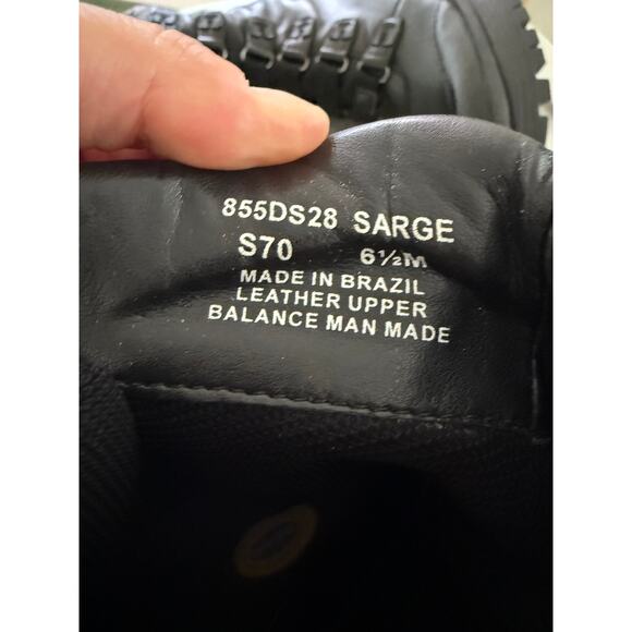 NWOT Dr Scholls Sarge Black Combat Boots 1.5" Platform w/Zipper Closure Rave-6.5 - Picture 7 of 7